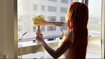 SAI DO BANHO CHEIO DE TESÃO E COMI O CU DA EMPREGADA MELISSA LISBOA !(COMPLETO NO SHEER )