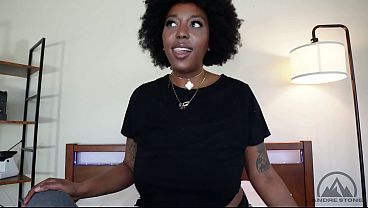 Thick Black Stepsis Dutch Coco Gives You the Sloppy BJ Your Girlfriend Won’t