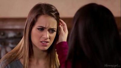 Two lesbian sex in front of mum